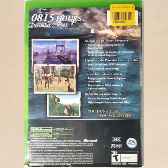 Medal of Honor Rising Sun Microsoft Original XBOX Game Case Manual Included GUC - Picture 2 of 6